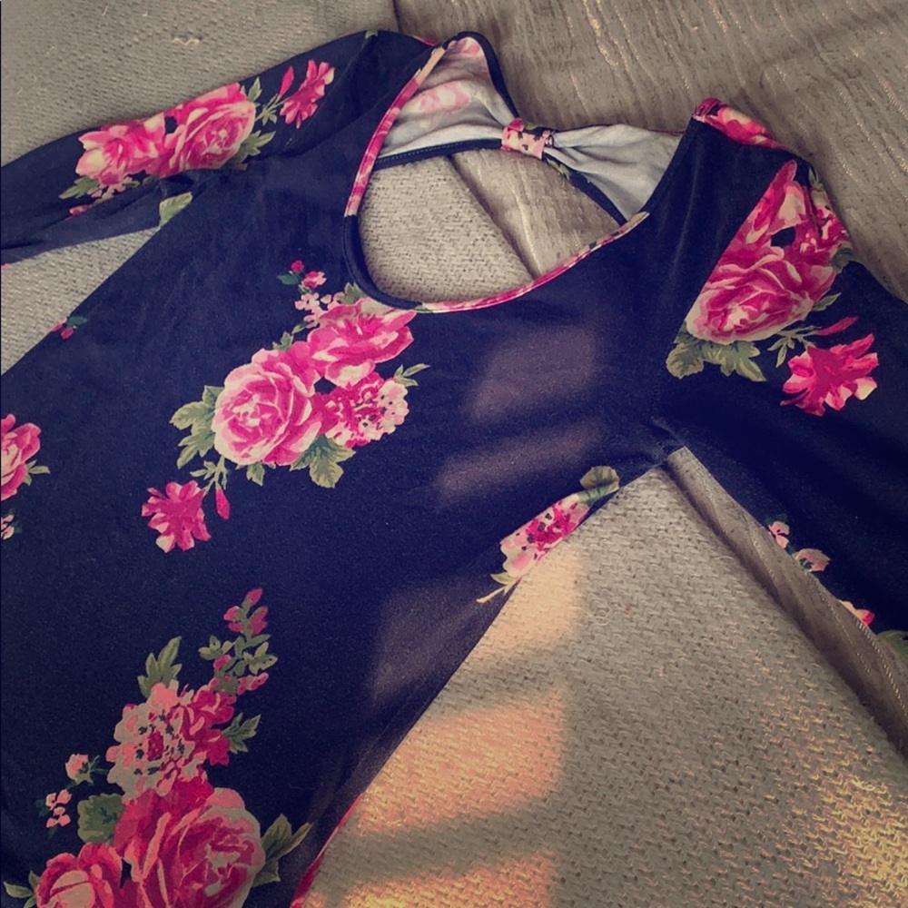 Short floral dress